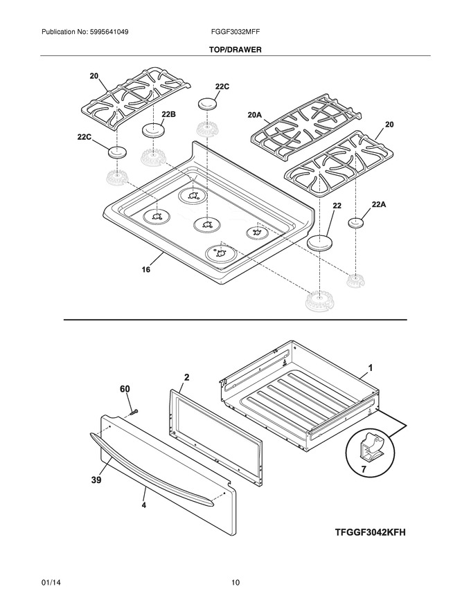 Diagram for FGGF3032MFF