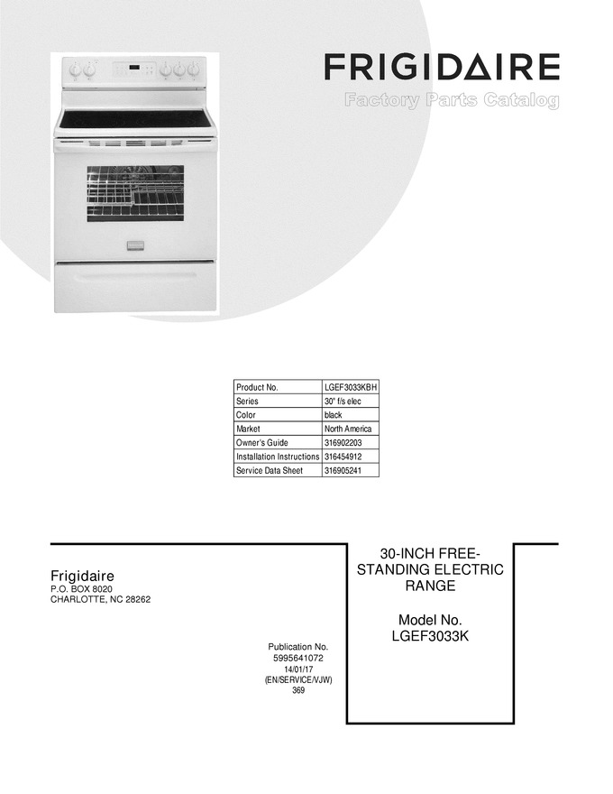 Diagram for LGEF3033KBH