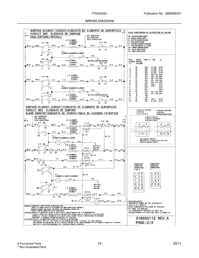 Diagram for FFES3025LWB