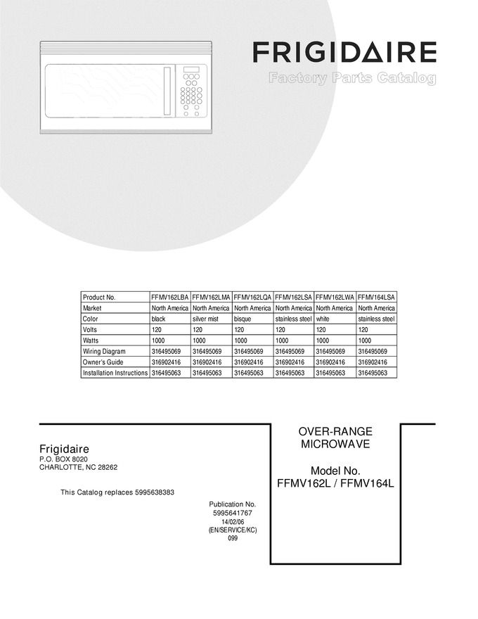 Diagram for FFMV162LMA