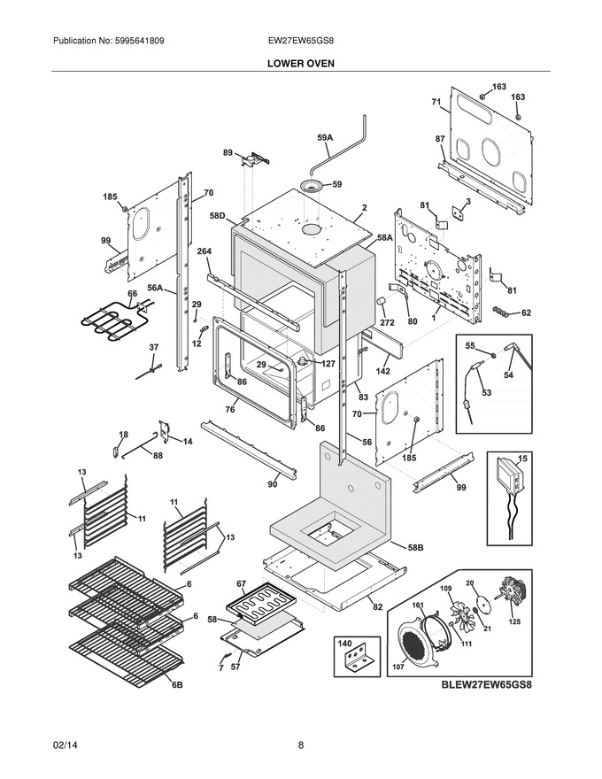 Diagram for EW27EW65GS8