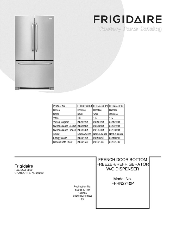 Diagram for FFHN2740PE1