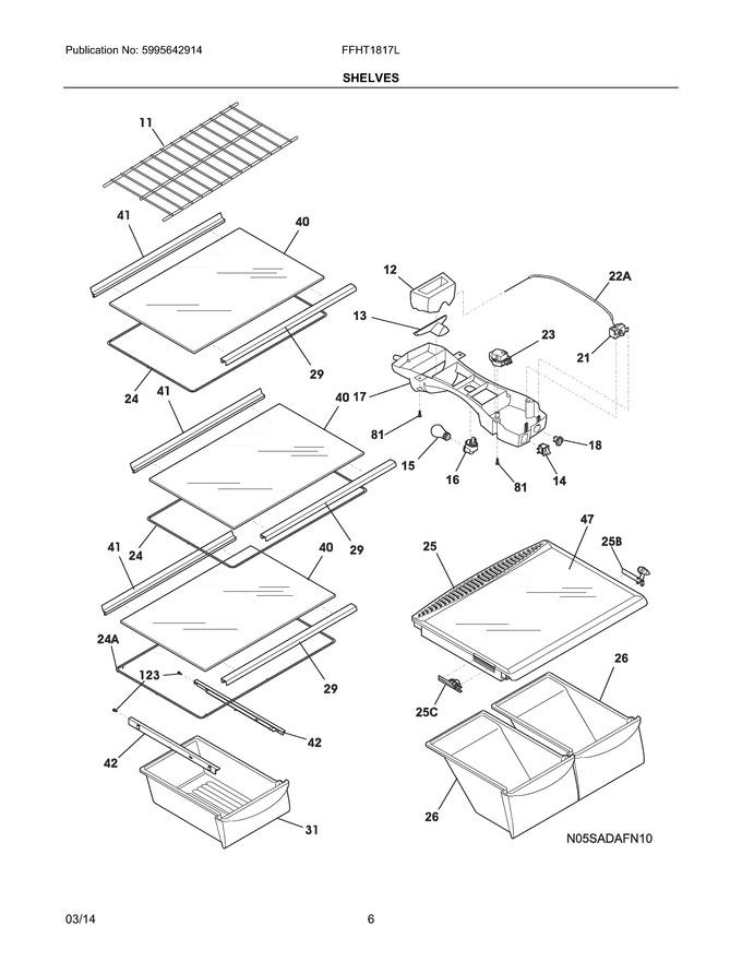 Diagram for FFHT1817LBA