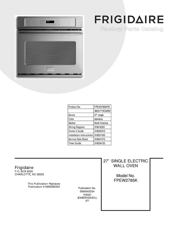Diagram for FPEW2785KFB