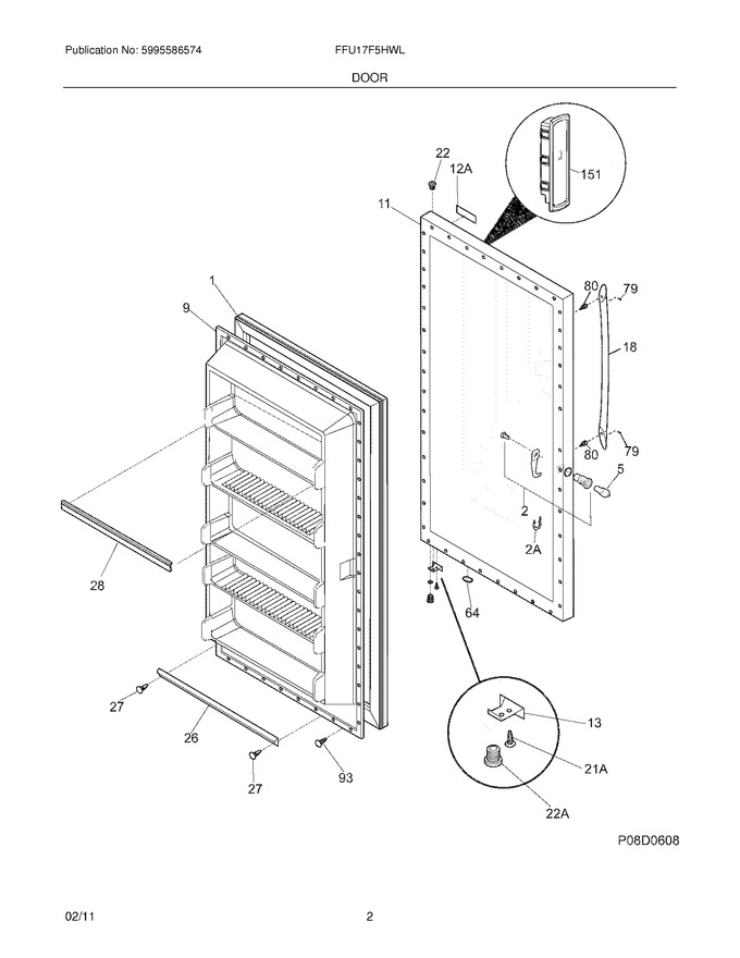 Diagram for FFU17F5HWL
