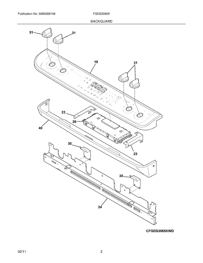 Diagram for FGDS3065KBE