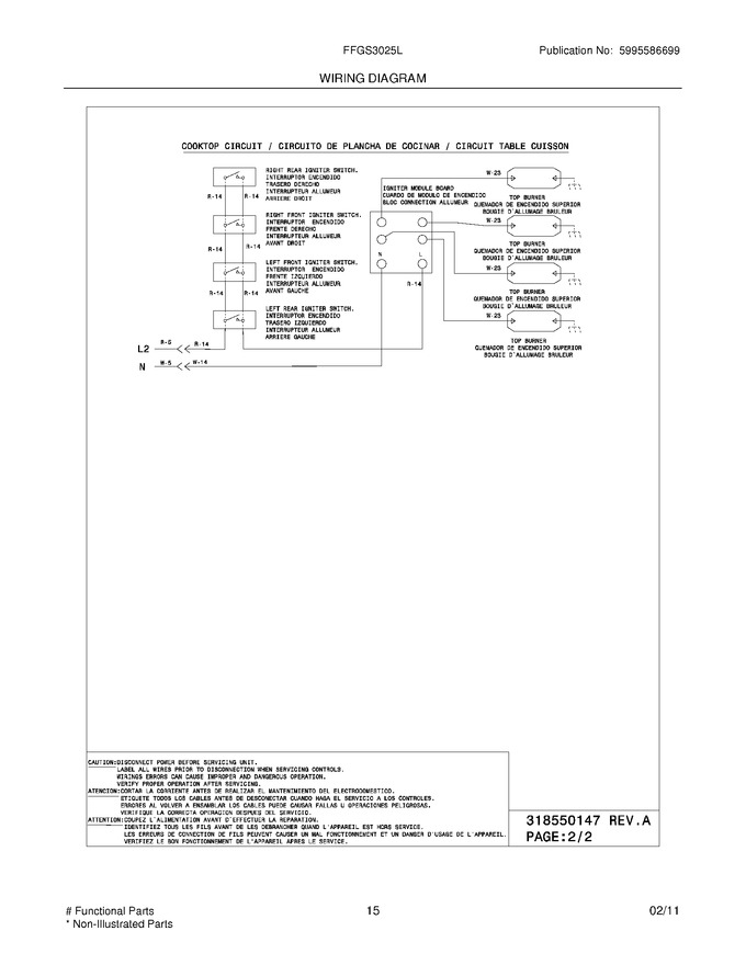 Diagram for FFGS3025LBD