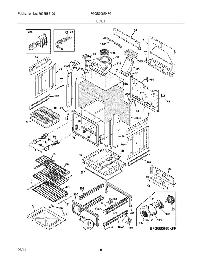 Diagram for FGGS3065KFG