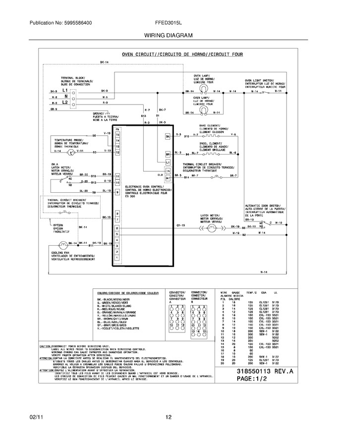 Diagram for FFED3015LWB