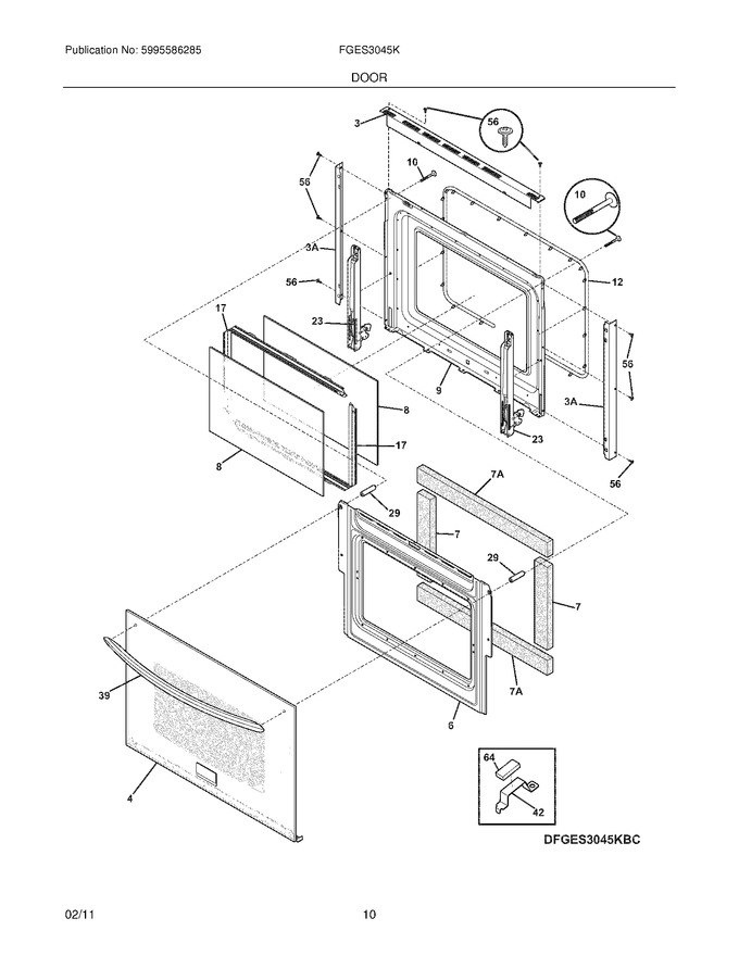 Diagram for FGES3045KWC