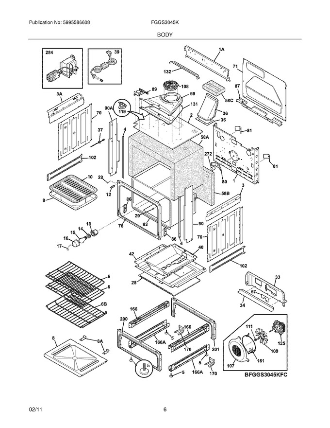 Diagram for FGGS3045KWD