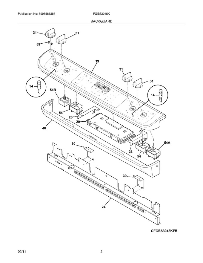 Diagram for FGES3045KBC