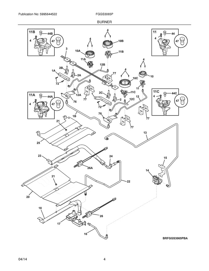 Diagram for FGGS3065PBB