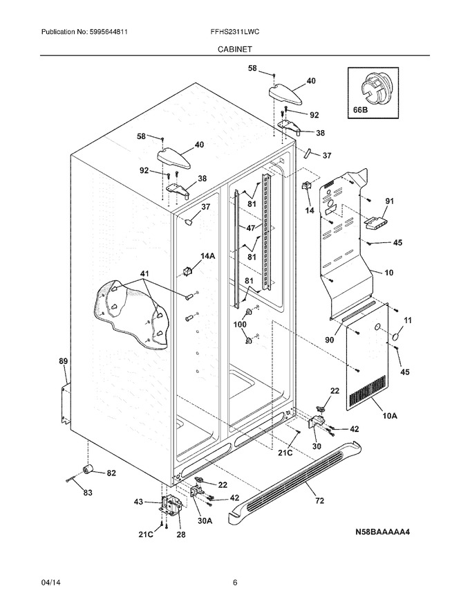 Diagram for FFHS2311LWC