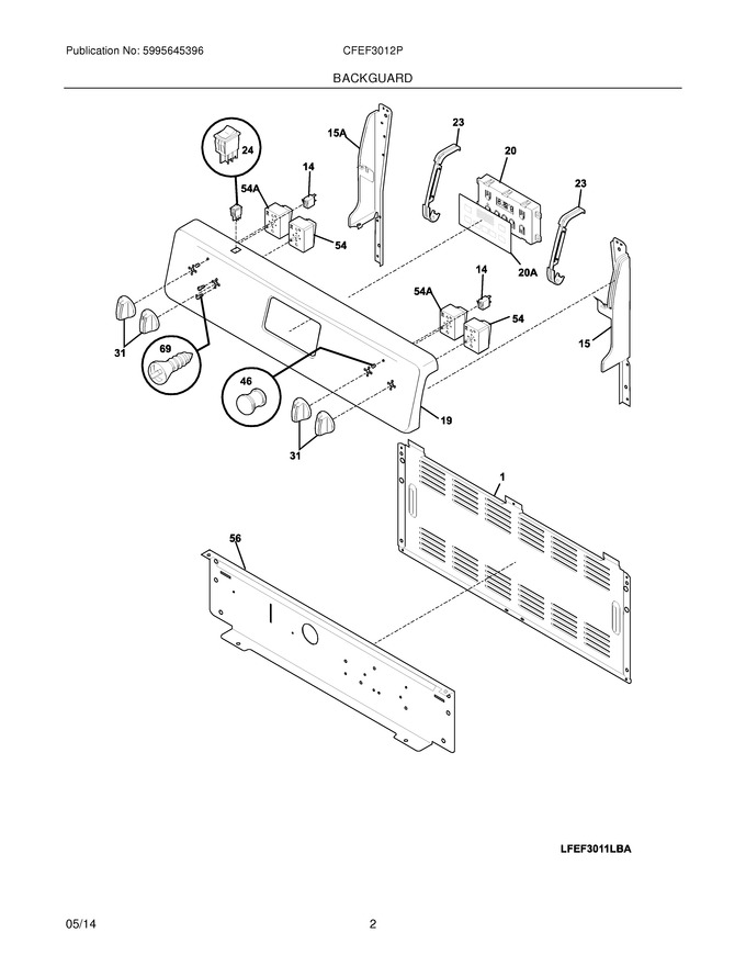 Diagram for CFEF3012PWA