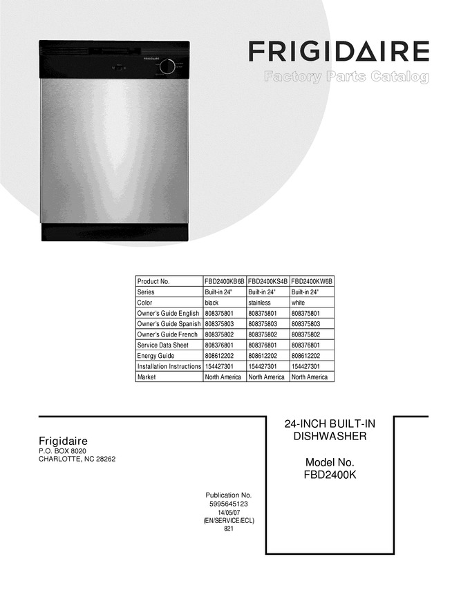 Diagram for FBD2400KS4B