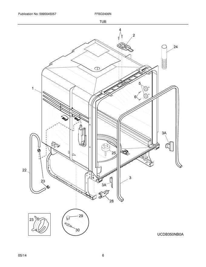 Diagram for FFBD2406NB2A