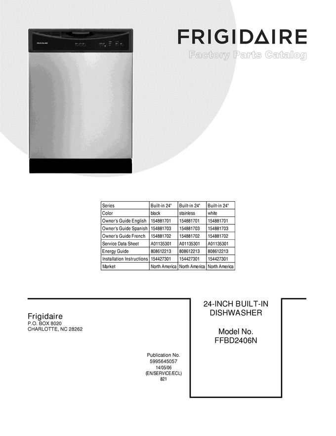 Diagram for FFBD2406NW2A