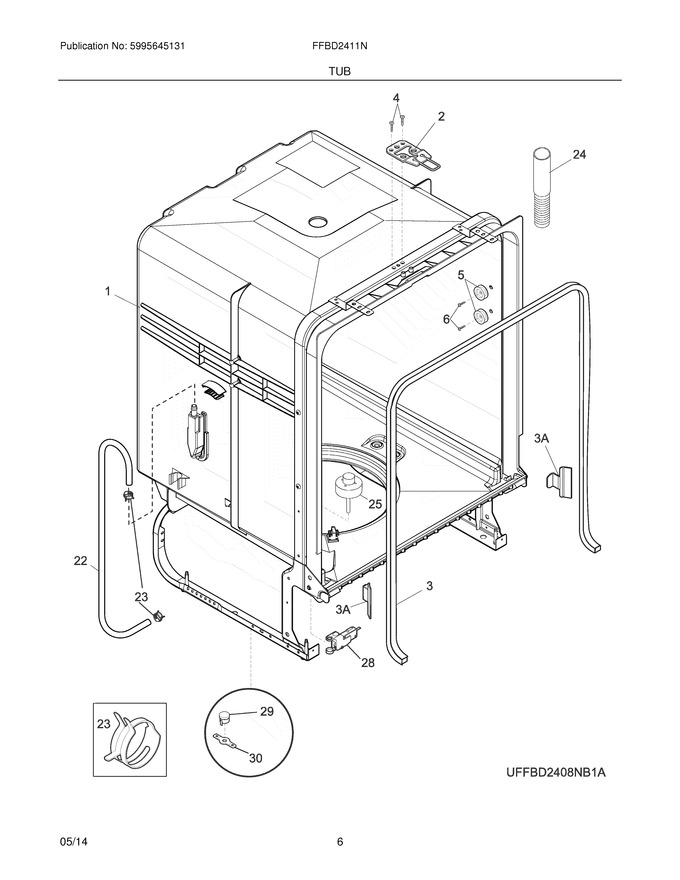 Diagram for FFBD2411NM2A