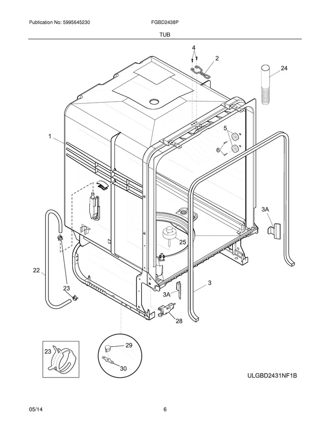 Diagram for FGBD2438PW1A