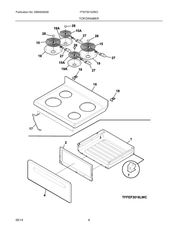 Diagram for FFEF3015ZWC