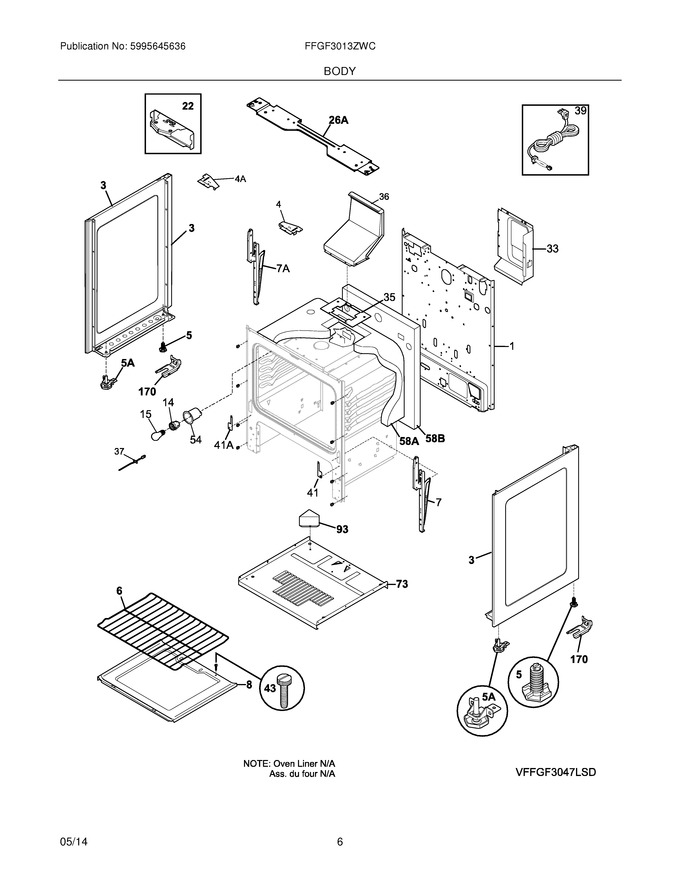 Diagram for FFGF3013ZWC