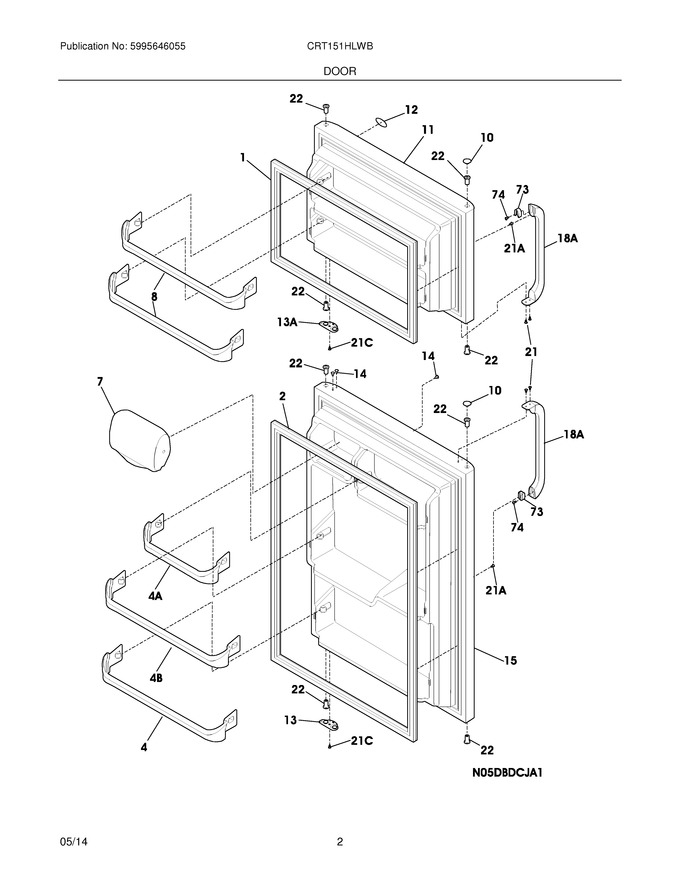 Diagram for CRT151HLWB