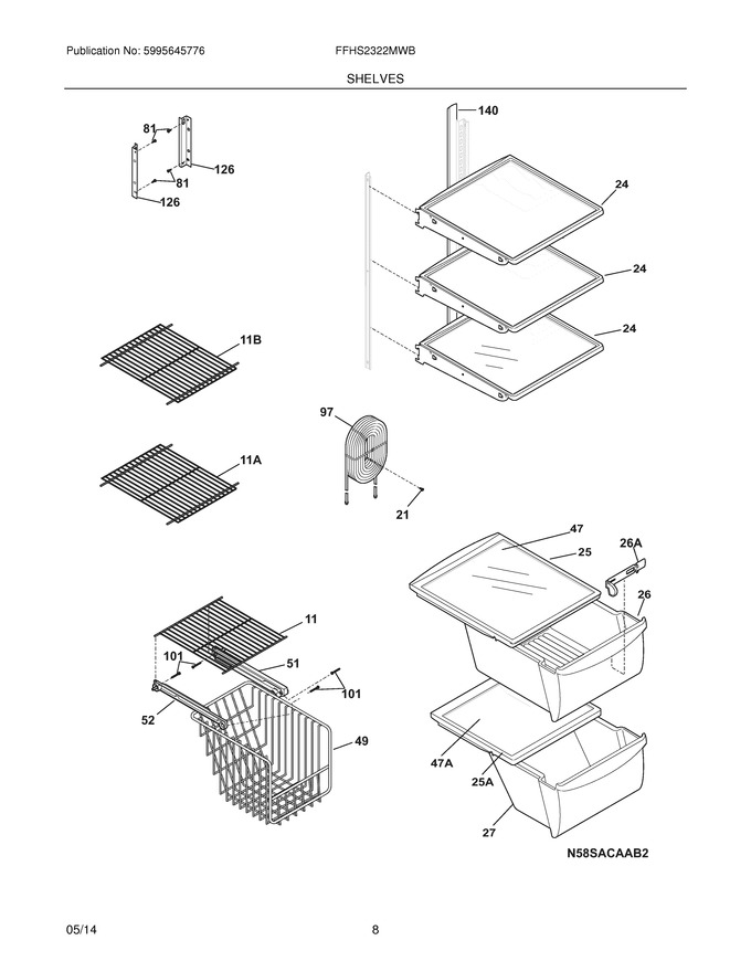 Diagram for FFHS2322MWB
