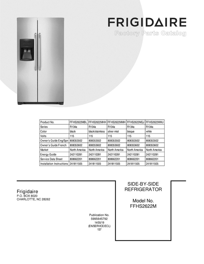 Diagram for FFHS2622MHH