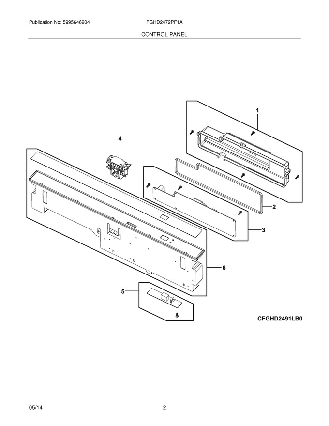 Diagram for FGHD2472PF1A
