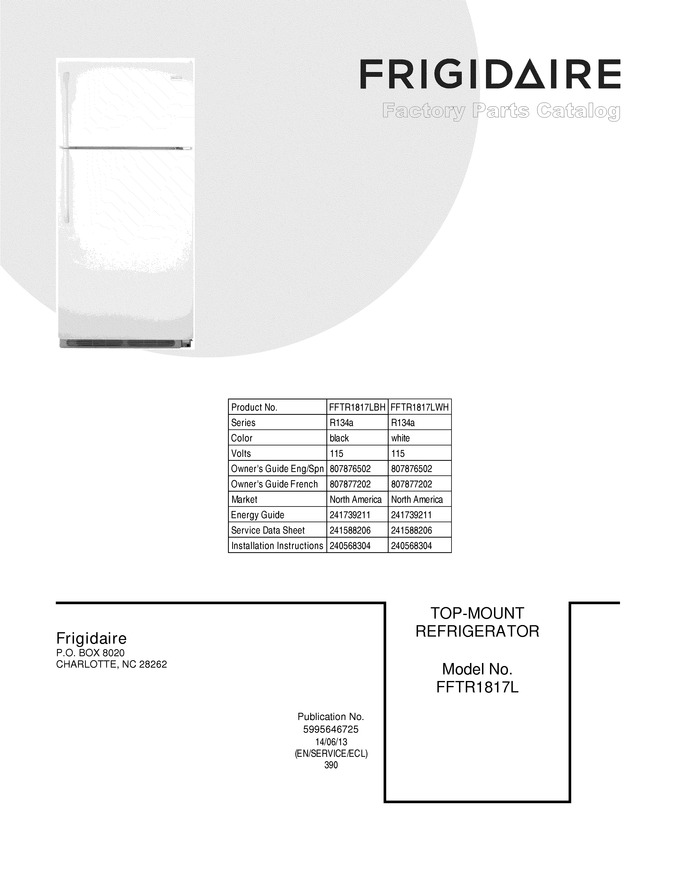 Diagram for FFTR1817LBH