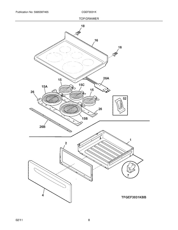 Diagram for CGEF3031KWC