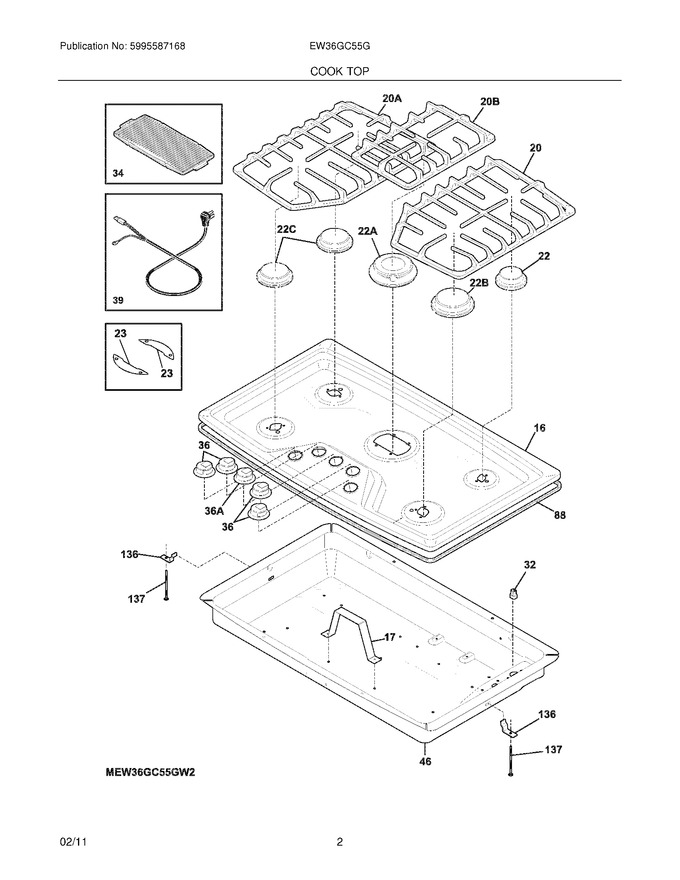 Diagram for EW36GC55GB2
