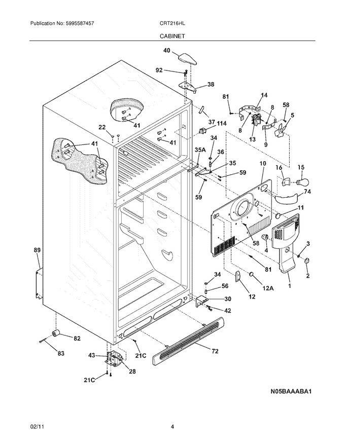 Diagram for CRT216HLB3