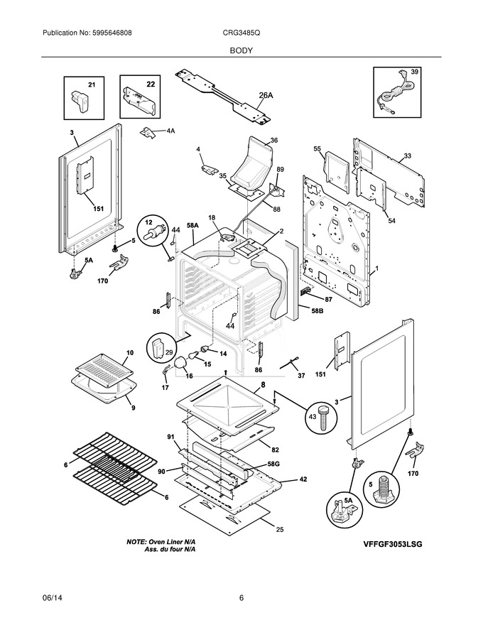 Diagram for CRG3485QWA