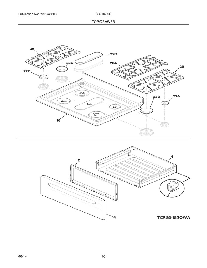 Diagram for CRG3485QBA