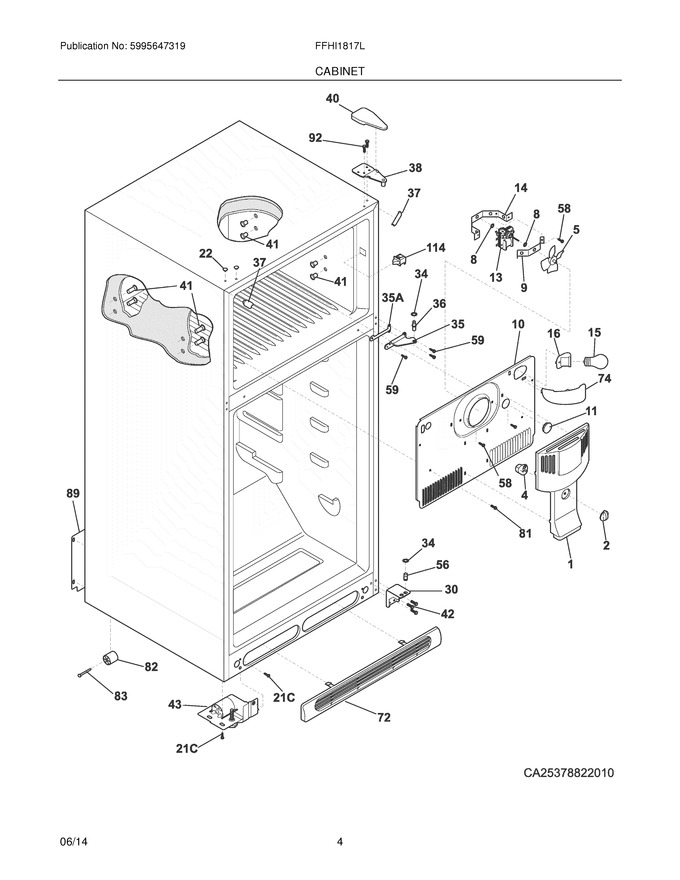 Diagram for FFHI1817LSA