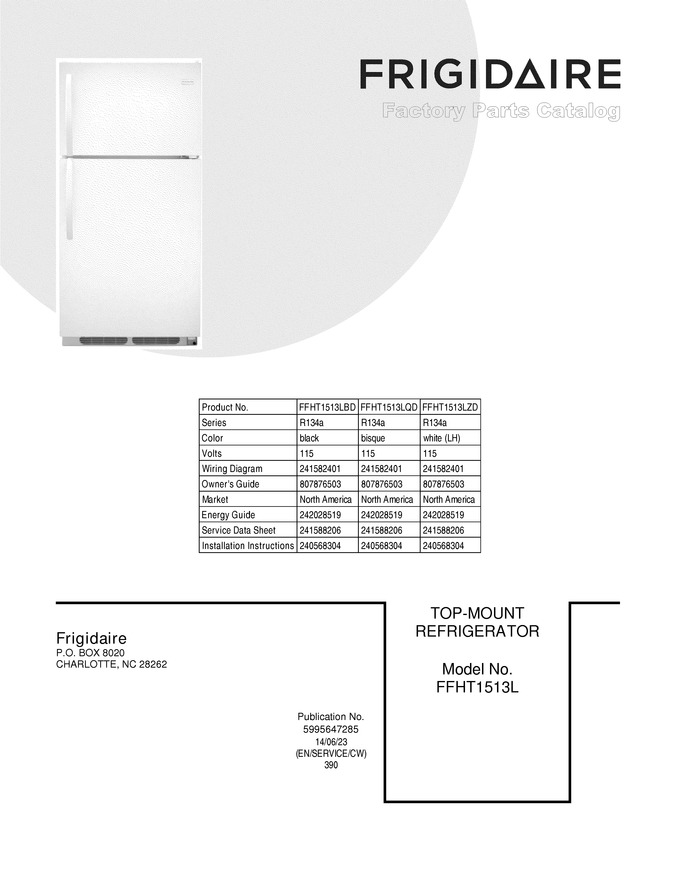 Diagram for FFHT1513LZD
