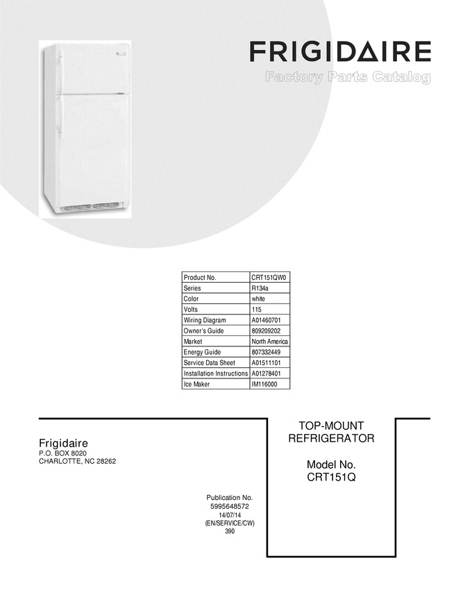 Diagram for CRT151QW0