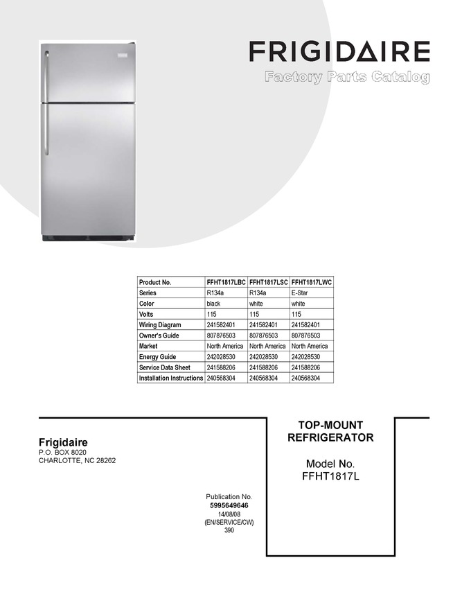 Diagram for FFHT1817LWC