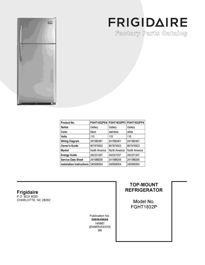 Diagram for FGHT1832PP4