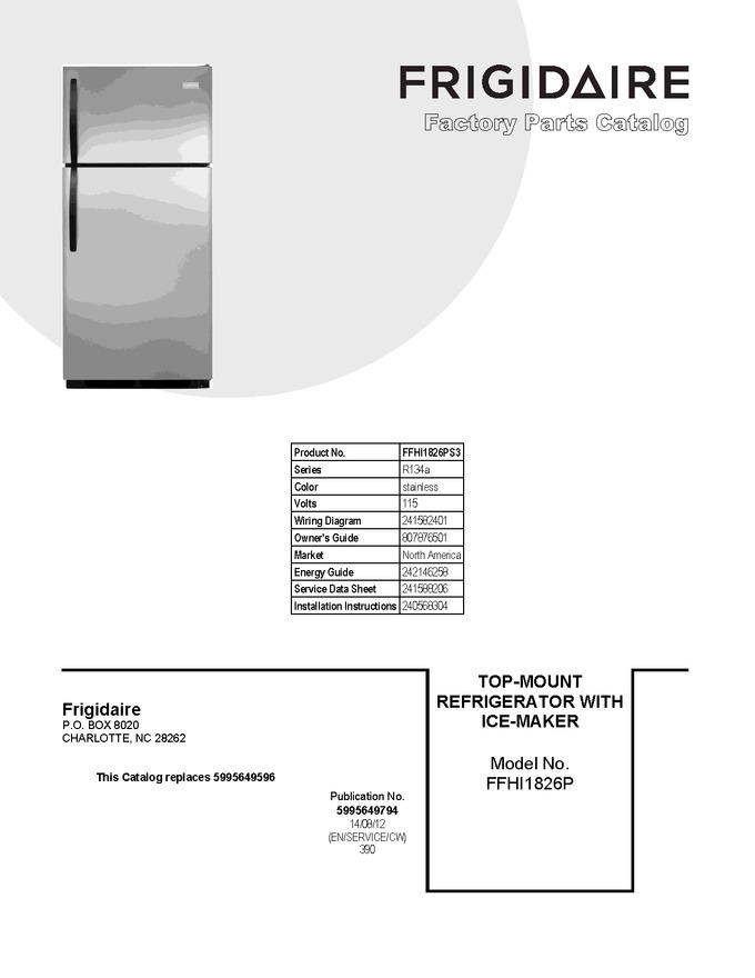 Diagram for FFHI1826PS3