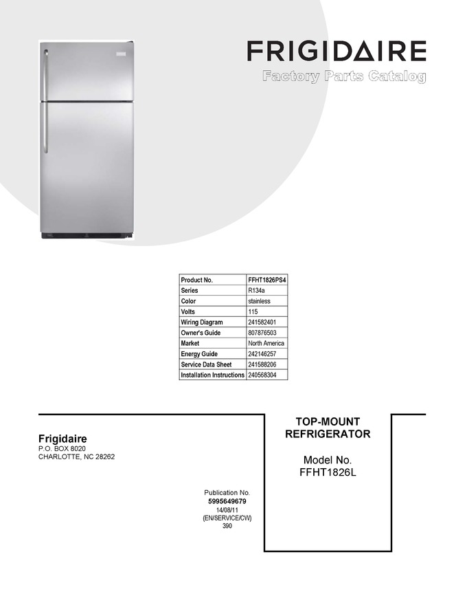 Diagram for FFHT1826PS4