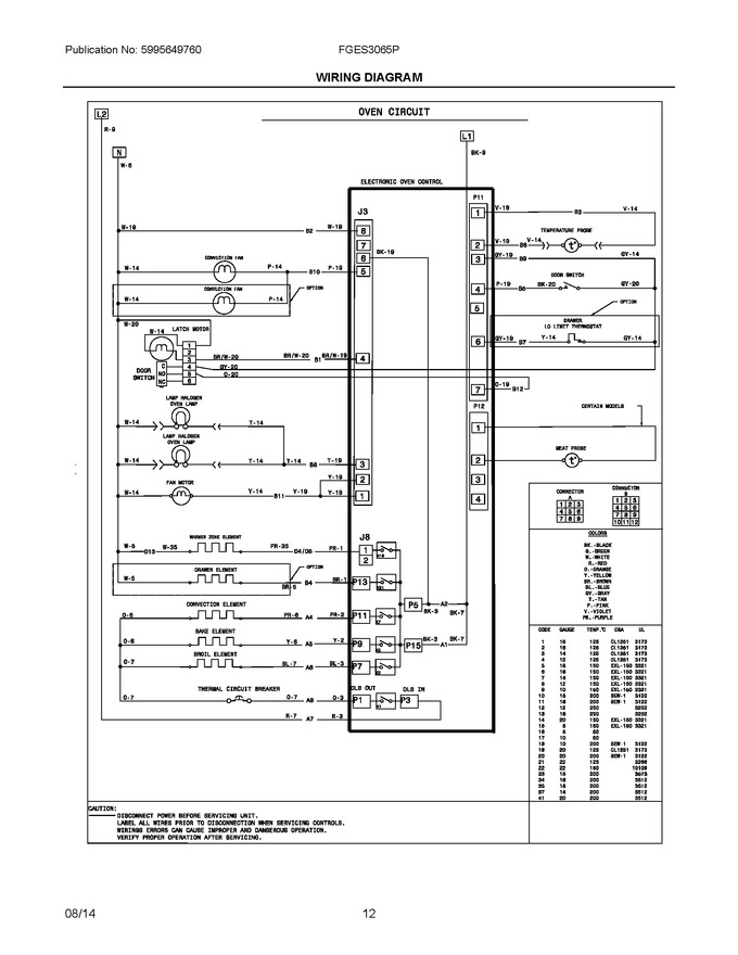 Diagram for FGES3065PWD