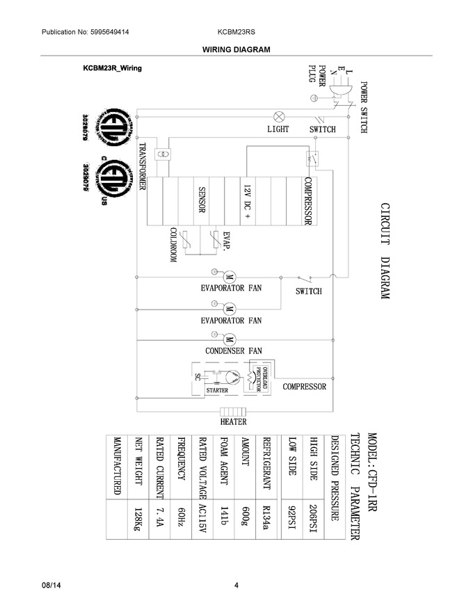 Diagram for KCBM23RS