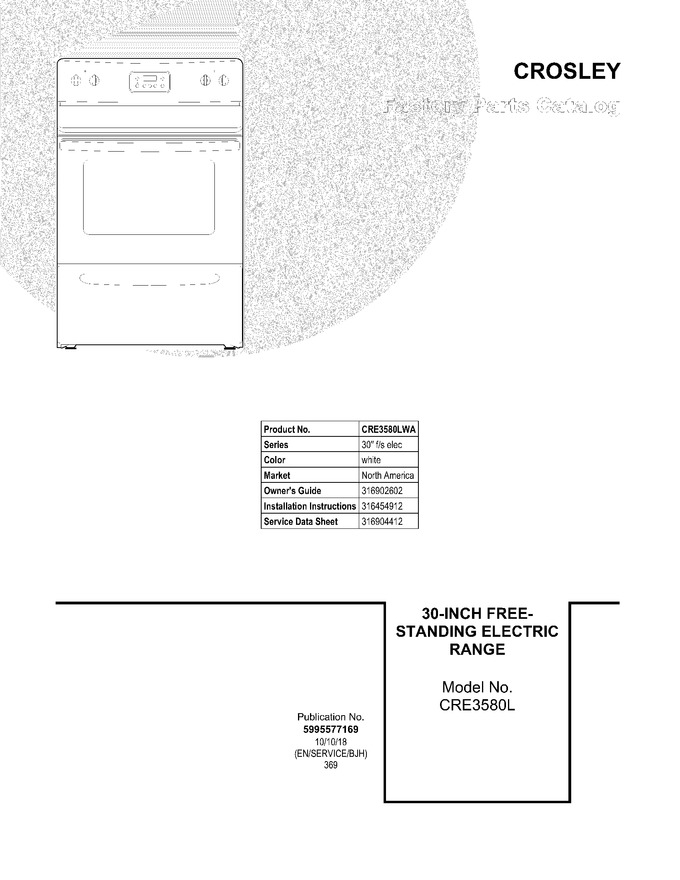 Diagram for CRE3580LWA