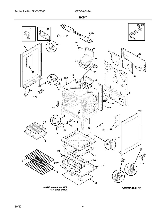 Diagram for CRG3480LSA