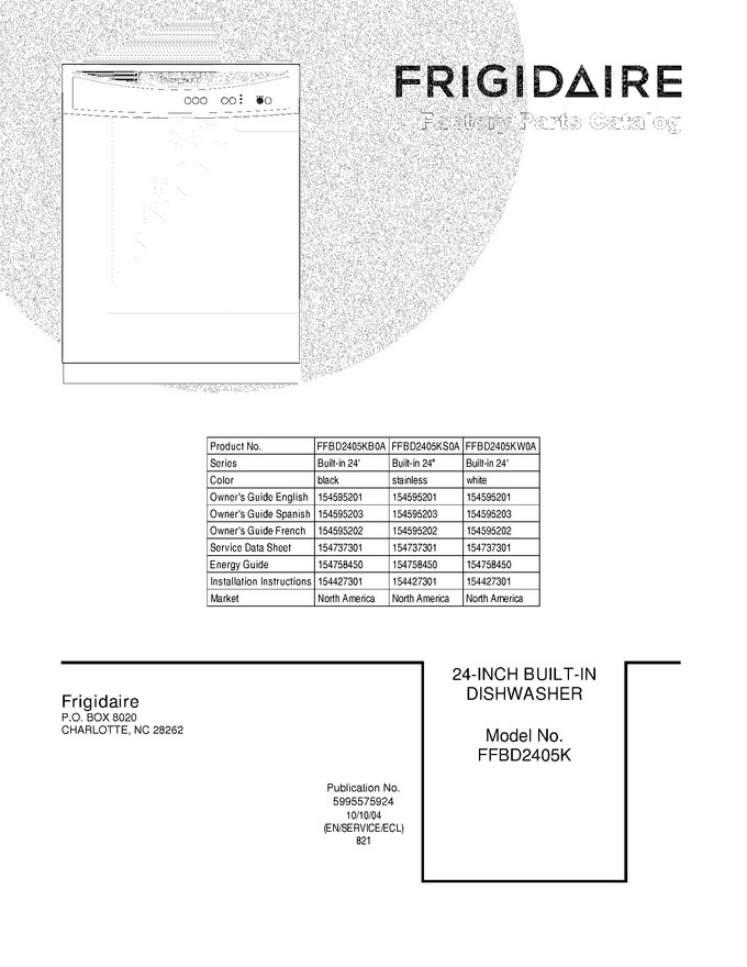 Diagram for FFBD2405KS0A