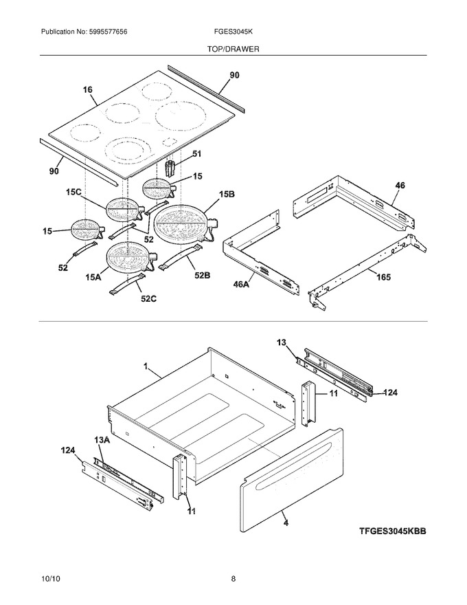 Diagram for FGES3045KWB