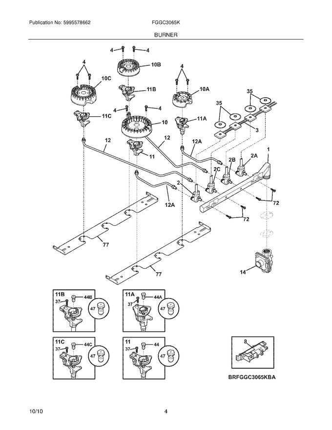 Diagram for FGGC3065KSB